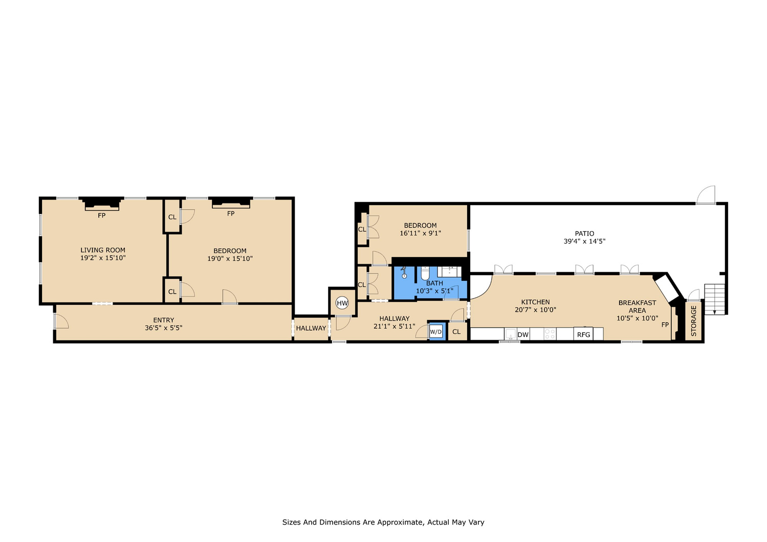 Residence 101 floor plan