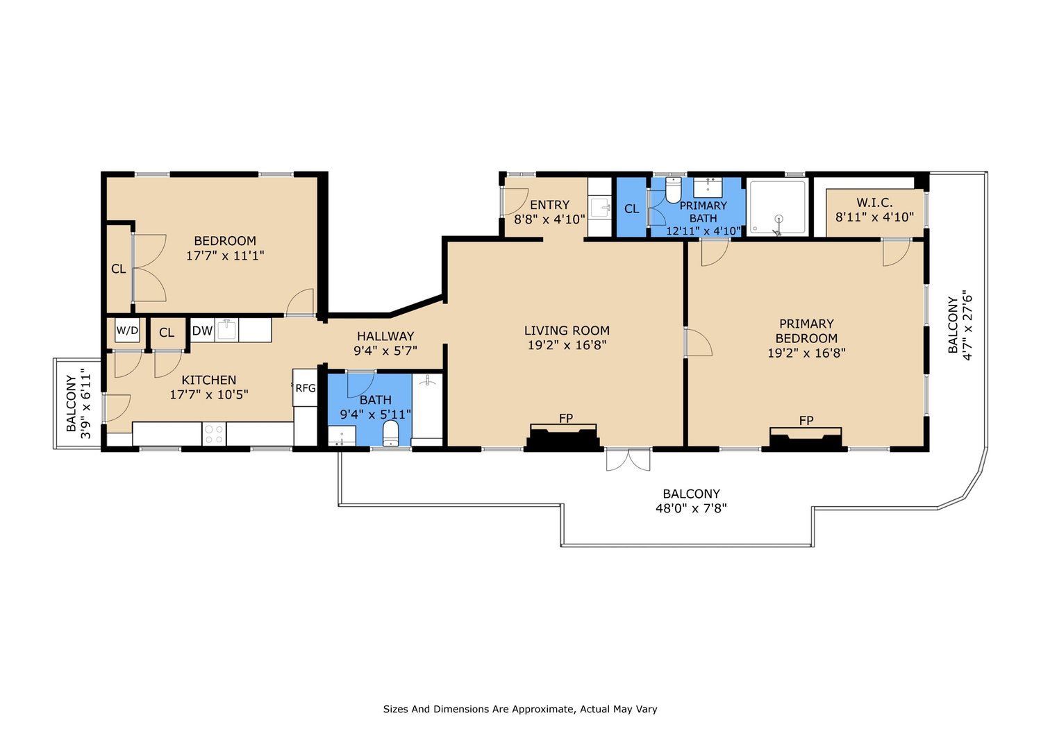 Residence 201 floor plan