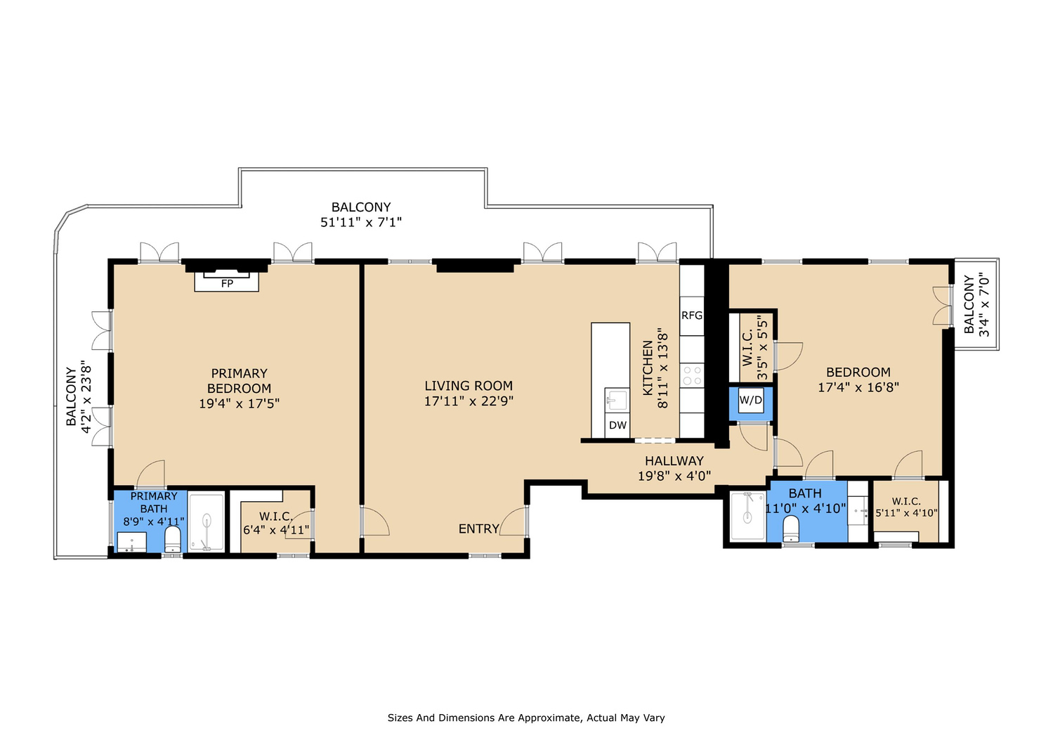 Residence 301 floor plan